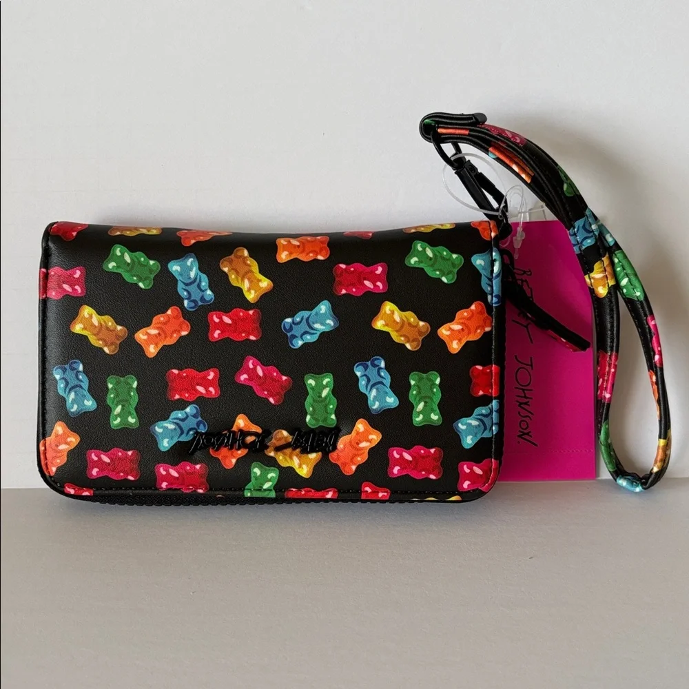 ☀️Betsey Johnson Multicolor Gummy Bear Wristlet - Picture 1 of 5